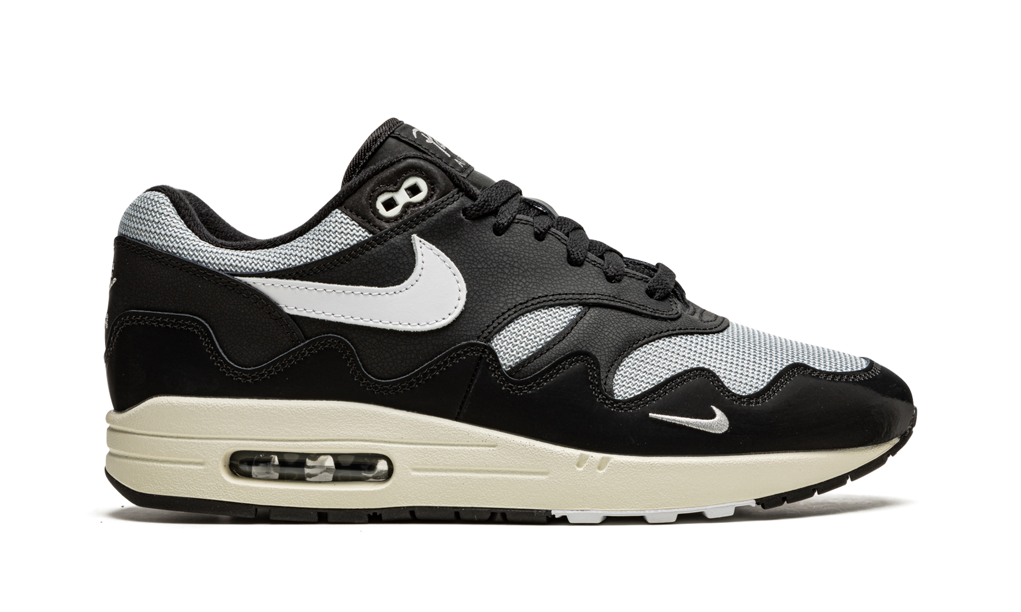 Nike Air Max 1 Patta Black Grey (Special Box + Bracelet) 6