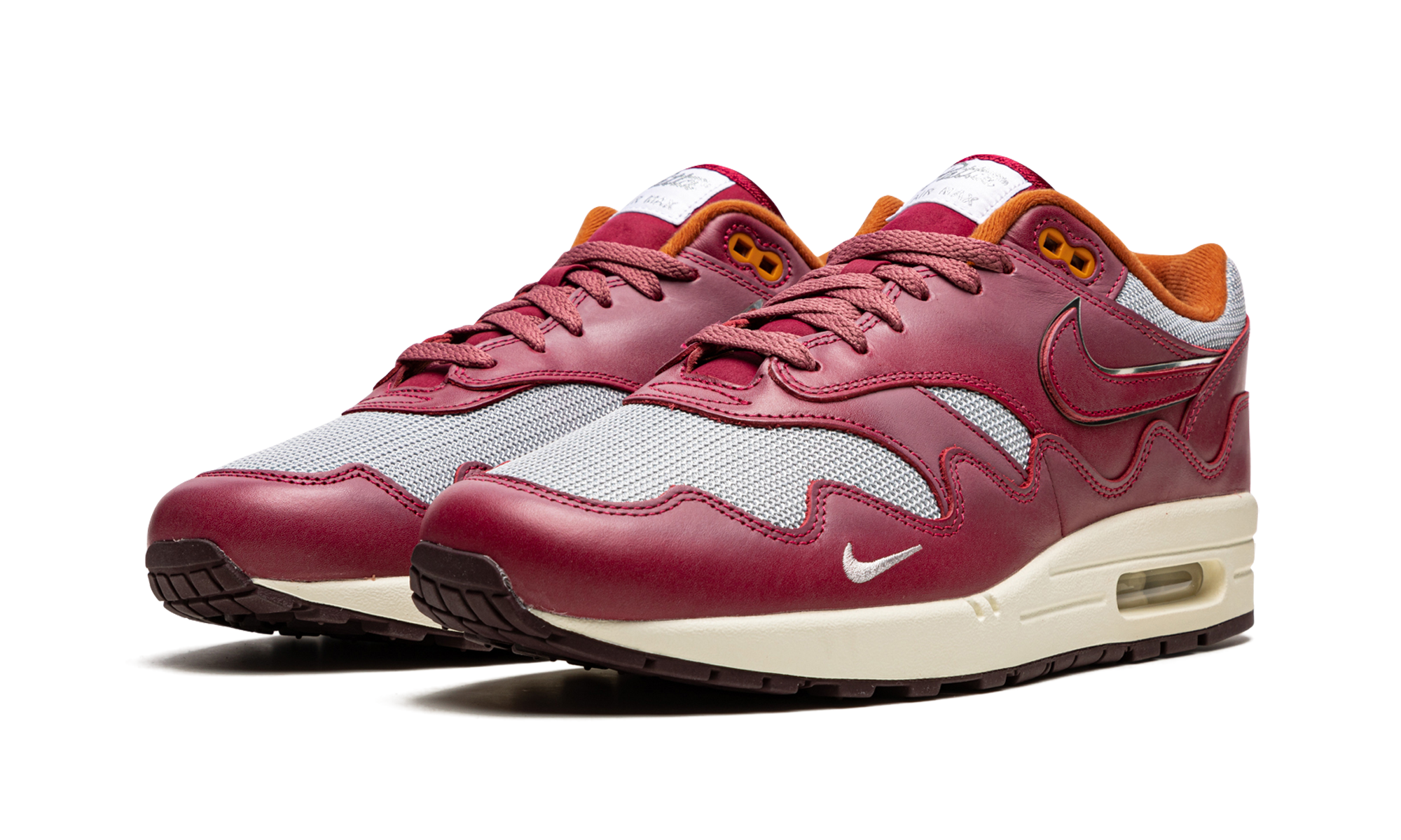 Nike Air Max 1 Patta Waves Rush Maroon (with Bracelet) 2