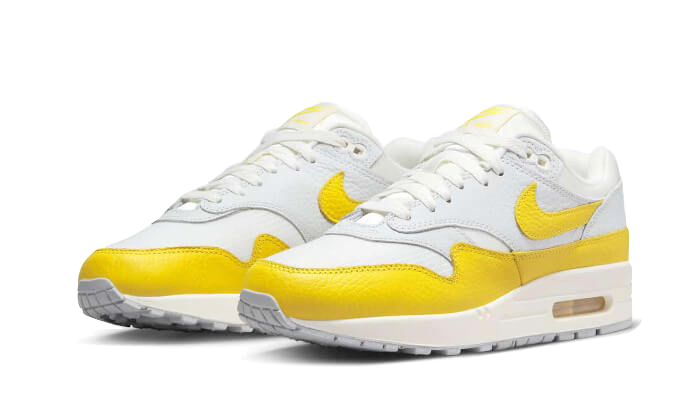 Nike Air Max 1 White Bright Yellow 2