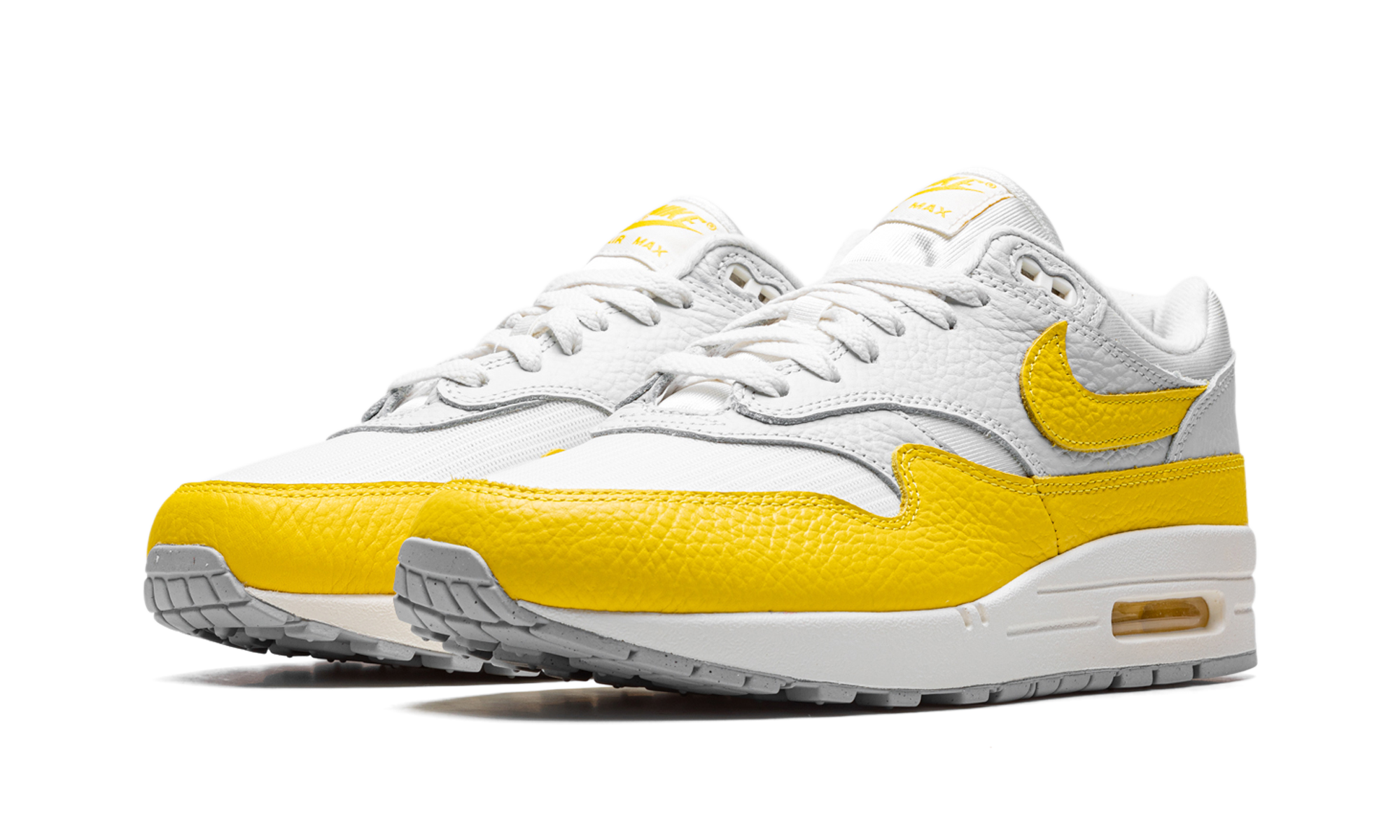 Nike Air Max 1 White Bright Yellow 8