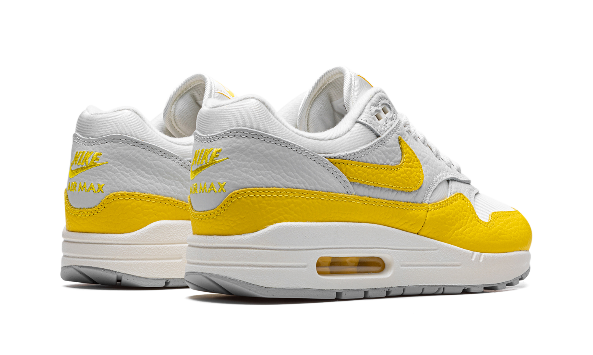 Nike Air Max 1 White Bright Yellow 9