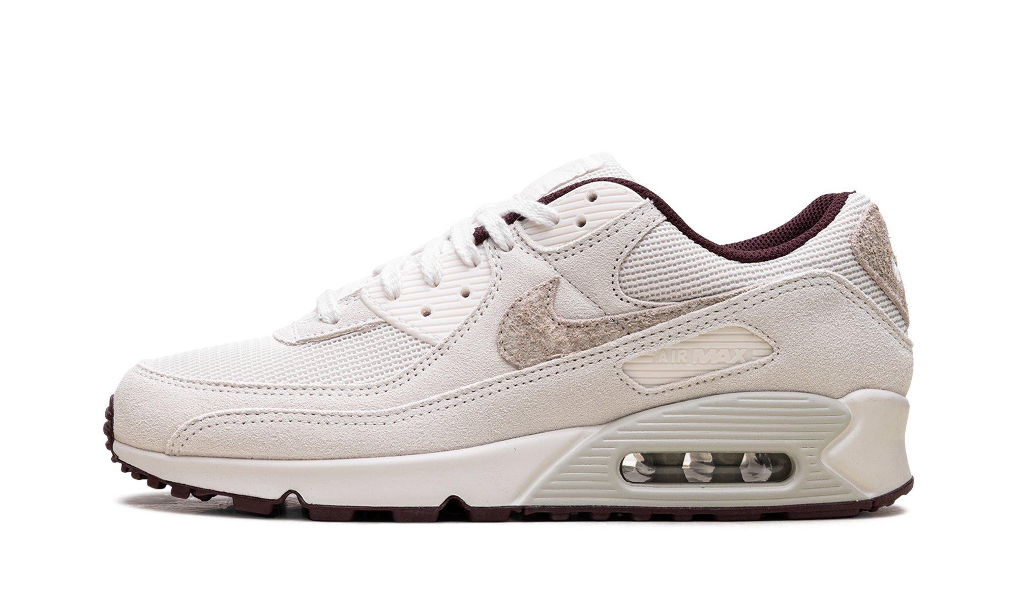 Nike Air Max 90 PRM Sail Burgundy Crush 1