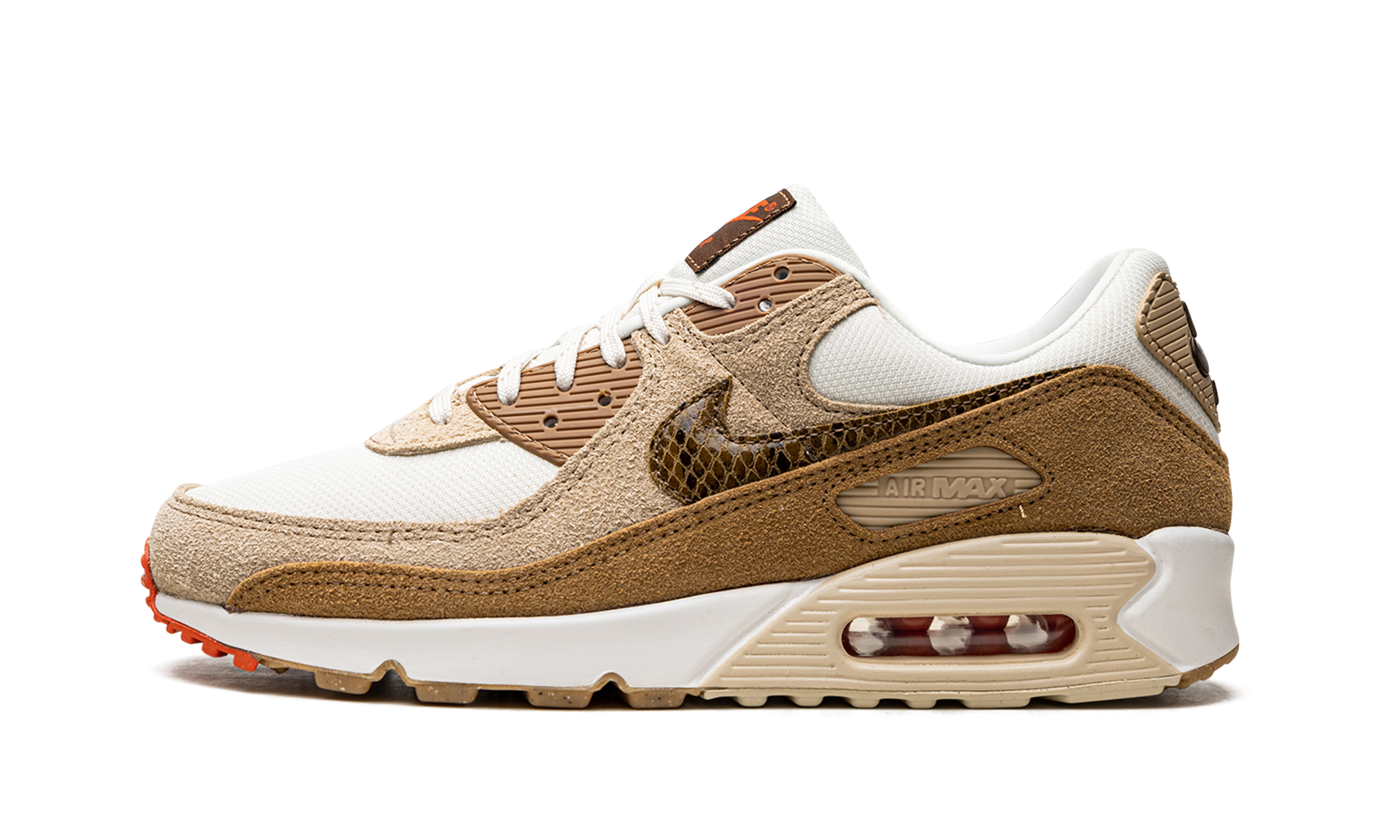 Nike Air Max 90 SE Pale Ivory Snakeskin Swoosh (W) 1