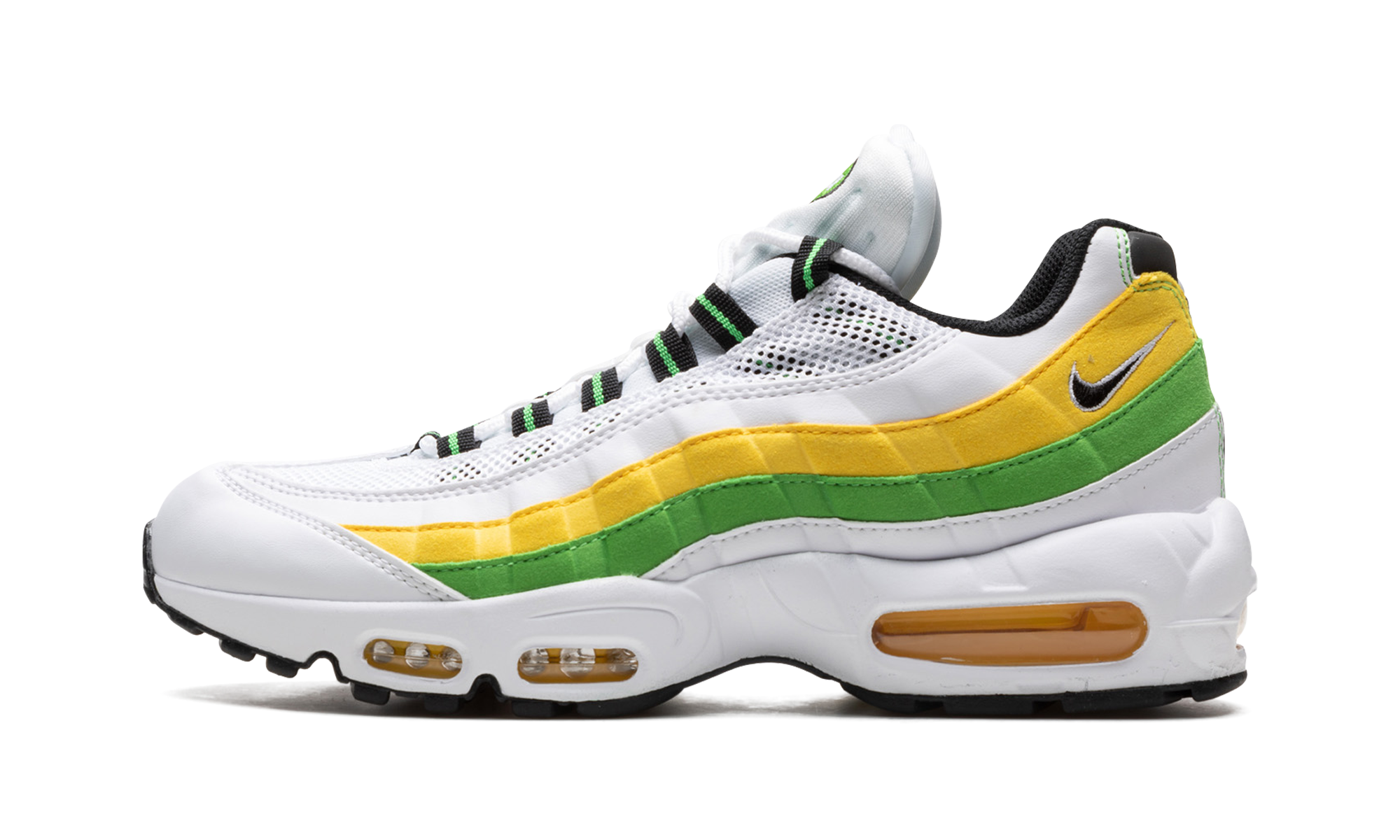 Nike Air Max 95 Essential White Green Apple Tour Yellow 1
