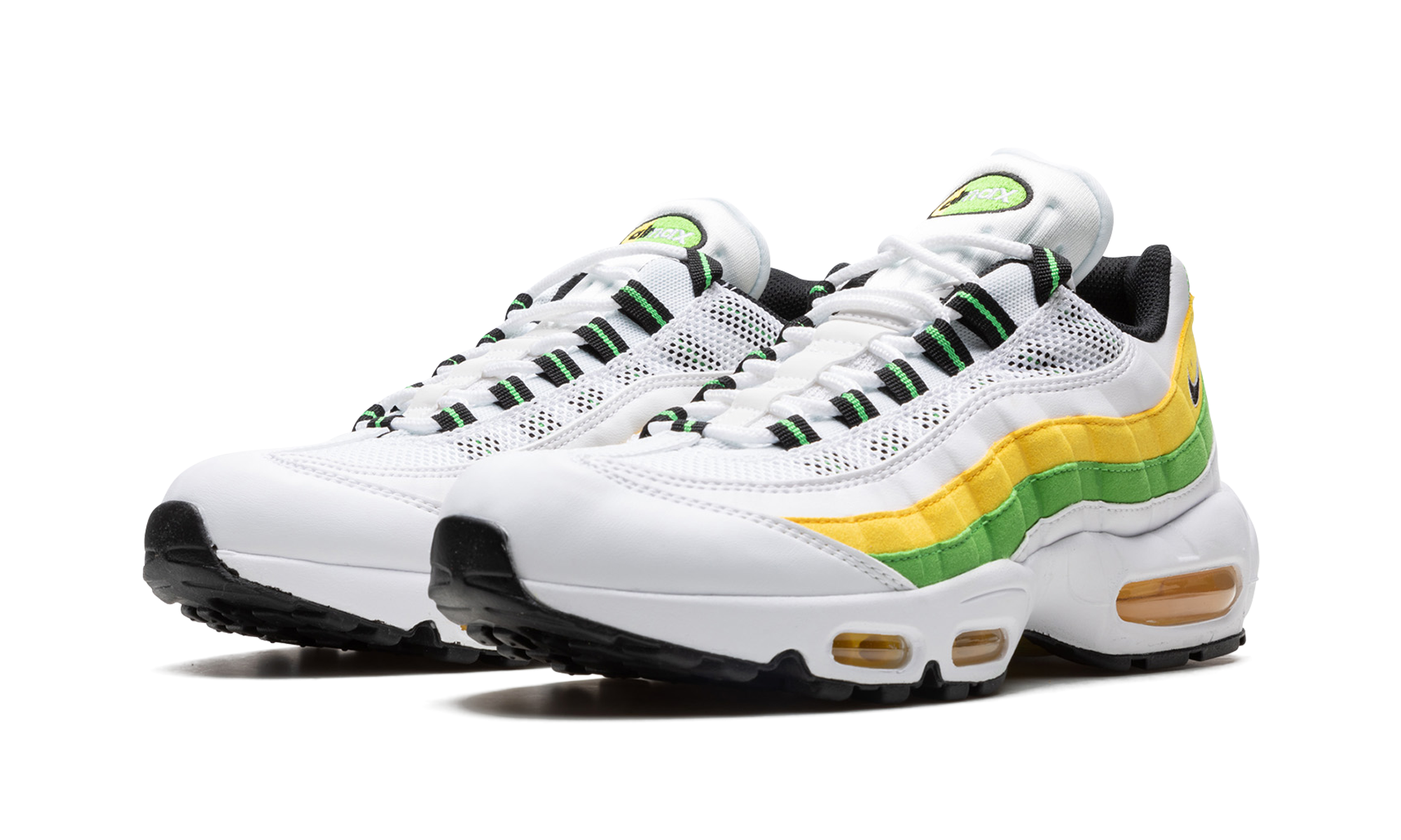 Nike Air Max 95 Essential White Green Apple Tour Yellow 2