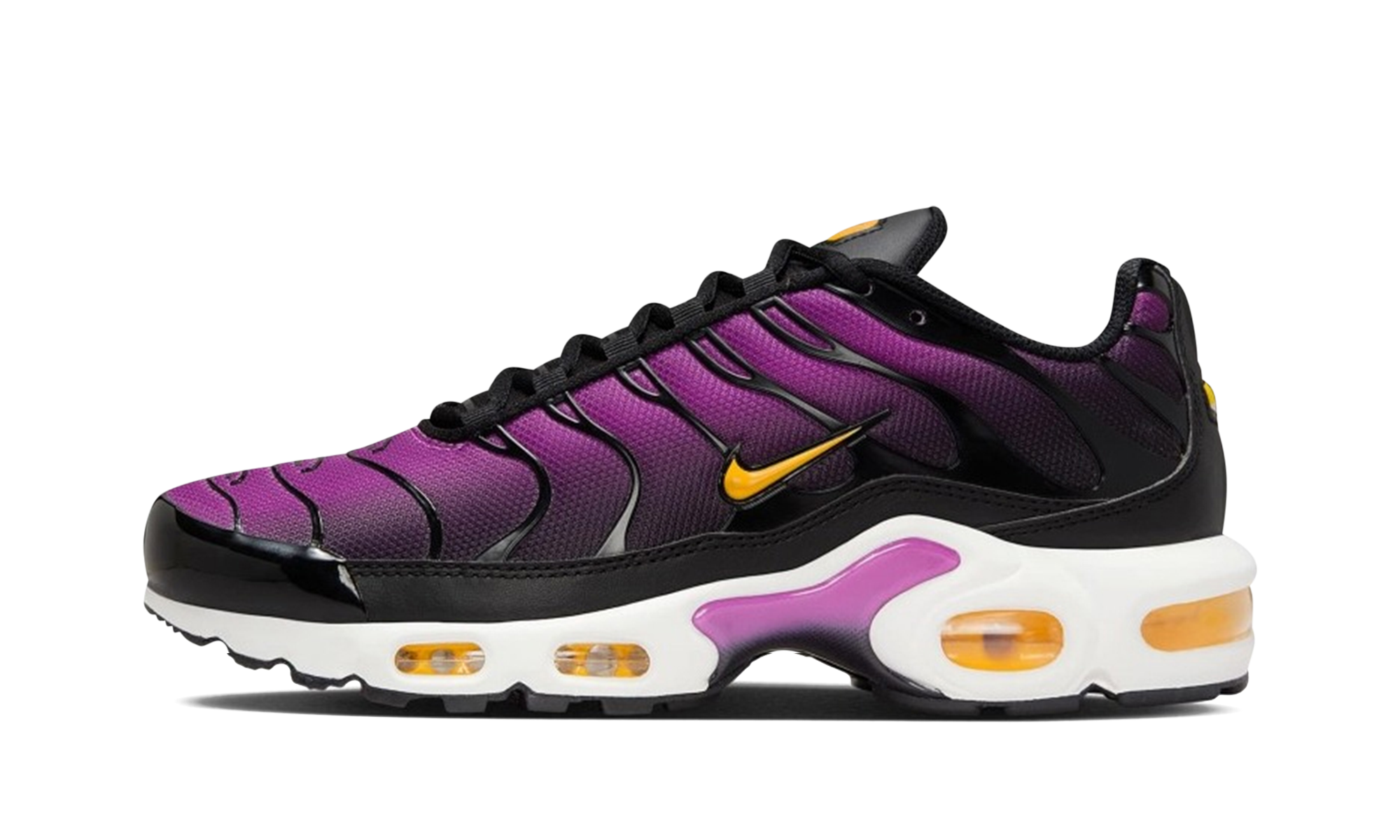 Nike Air Max Plus Black Laser Orange White Hyper Violet (W)