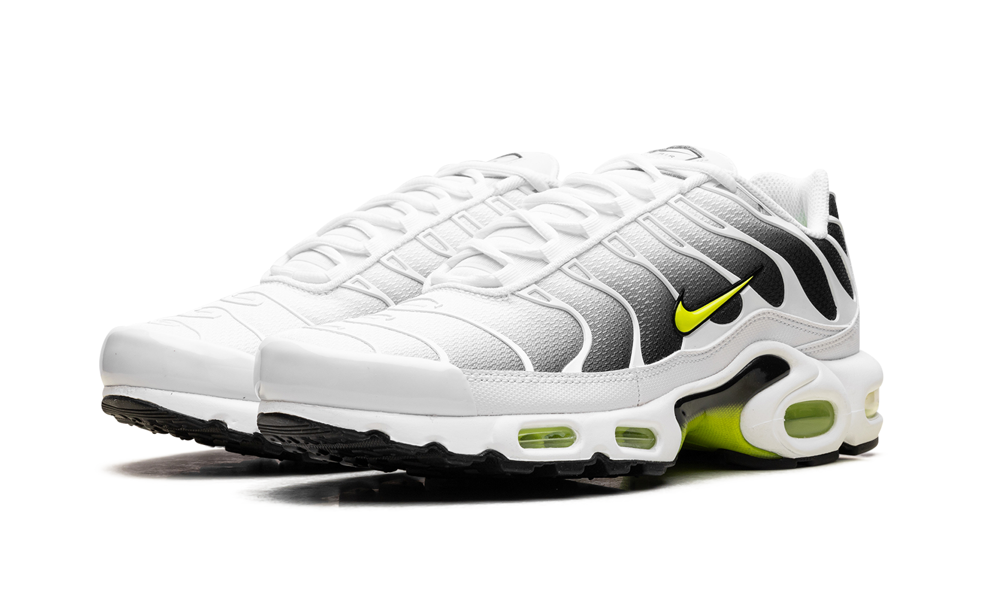 Nike Air Max Plus White Black Volt 3