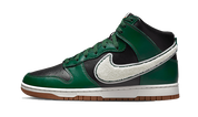 Nike Dunk High Swoosh caterpillar Black Green 1