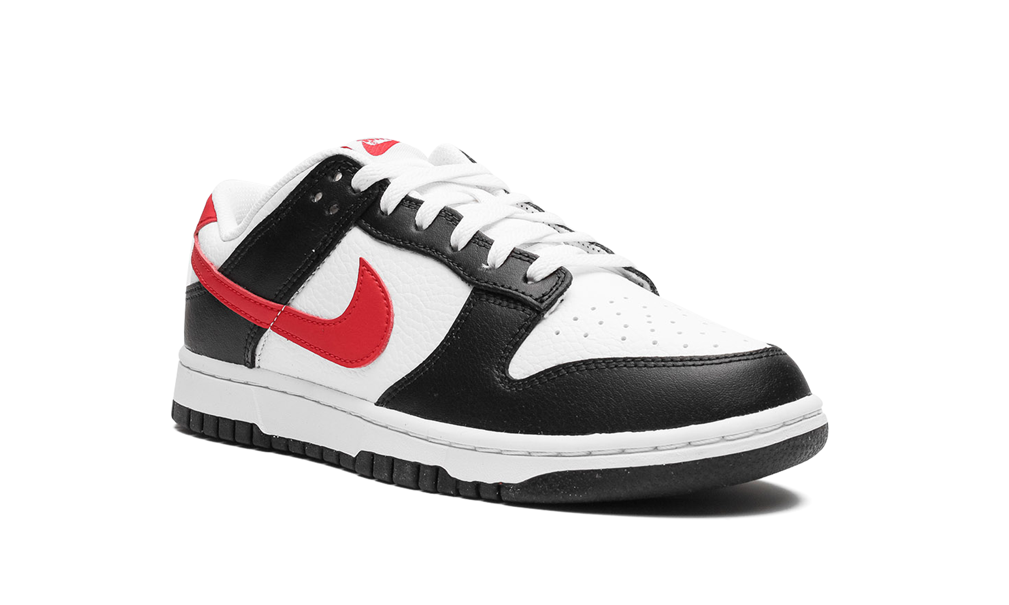 Nike Dunk Low Black White Red 2
