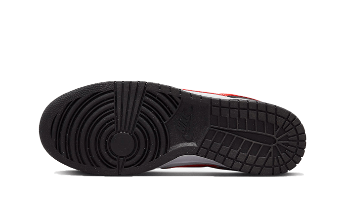 Nike Dunk Low Black White Red 3