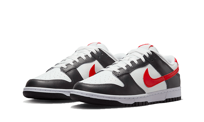 Nike Dunk Low Black White Red 5