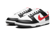 Nike Dunk Low Black White Red 9