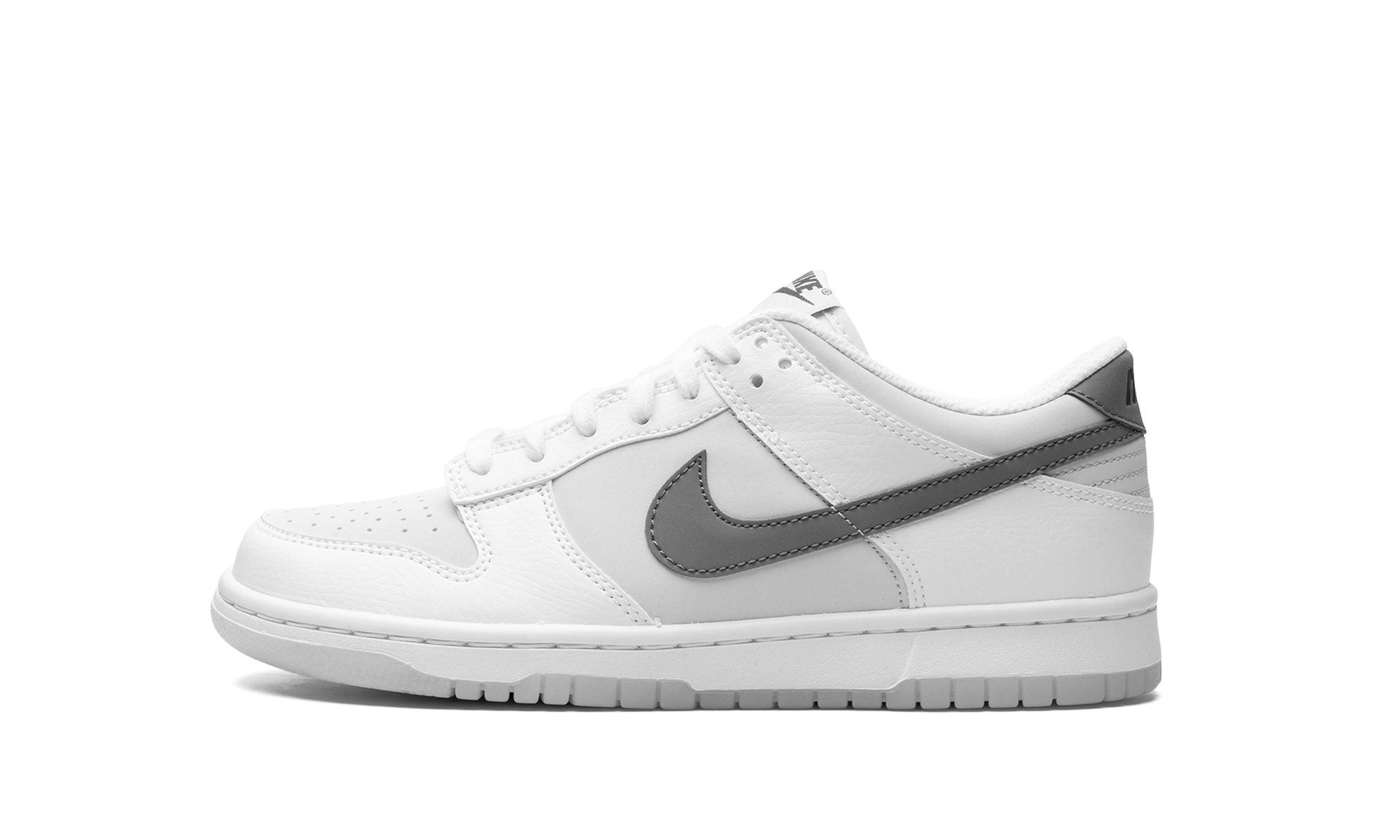 Nike Dunk Low Reflective Swoosh White (GS) 1
