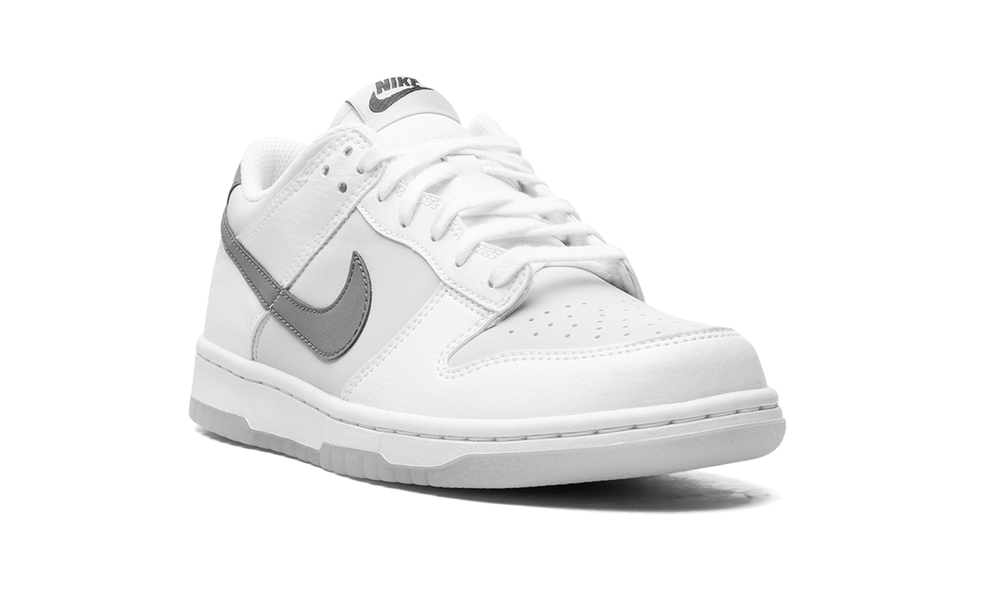 Nike Dunk Low Reflective Swoosh White (GS) 2