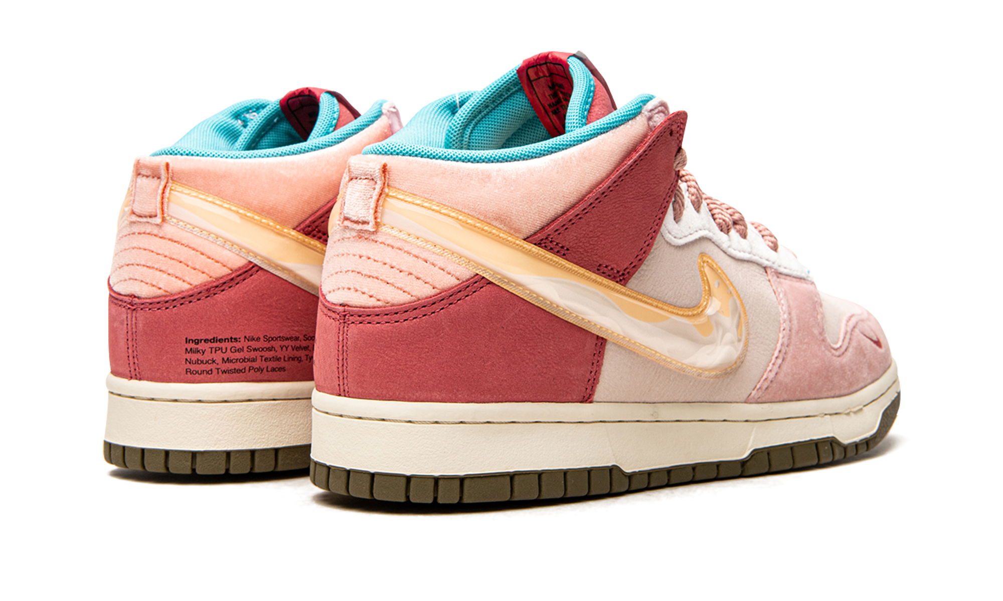 Nike Dunk Mid Social Status Free Lunch Strawberry Milk
