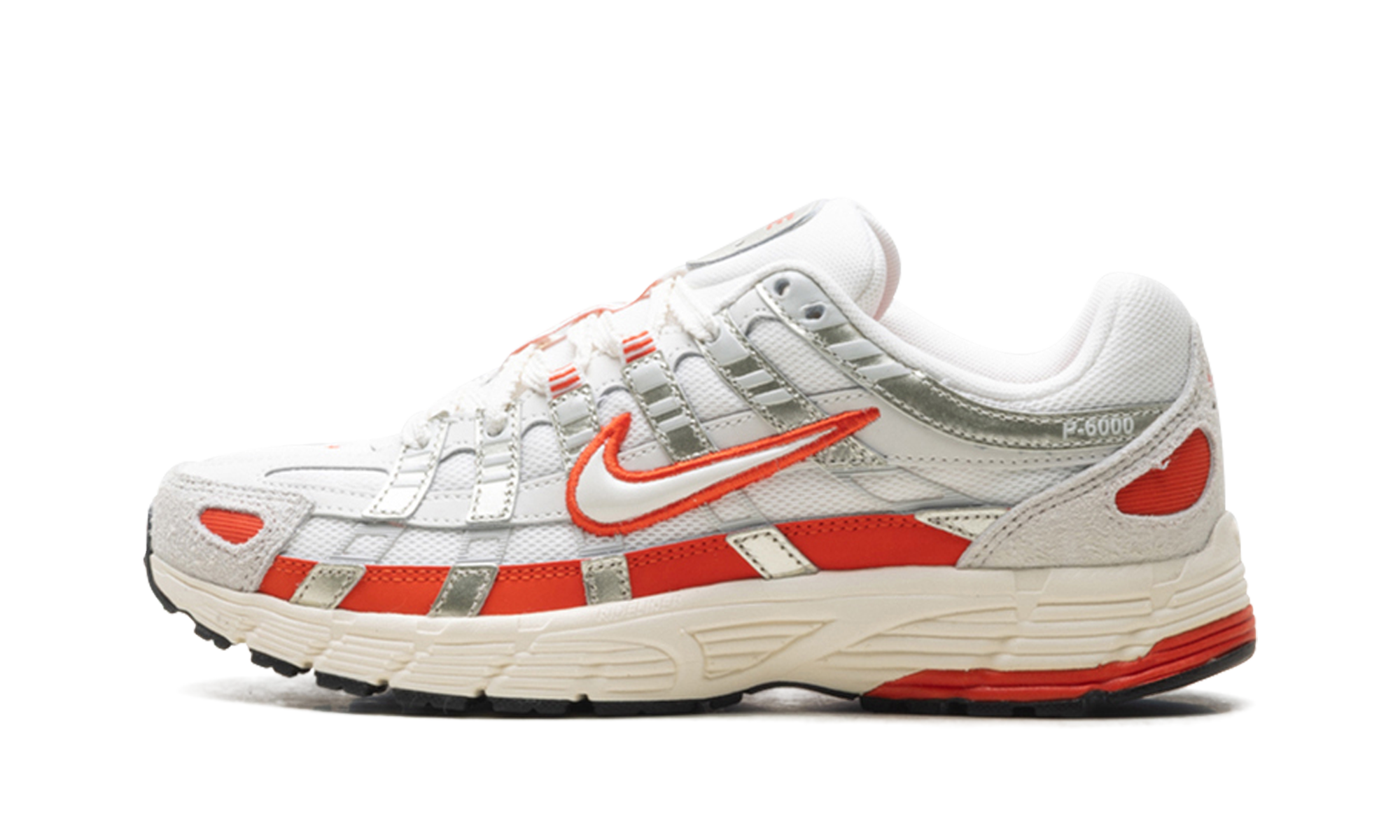 Nike P-6000 Sail Pale Ivory Light Bone Picante Red (W) 1