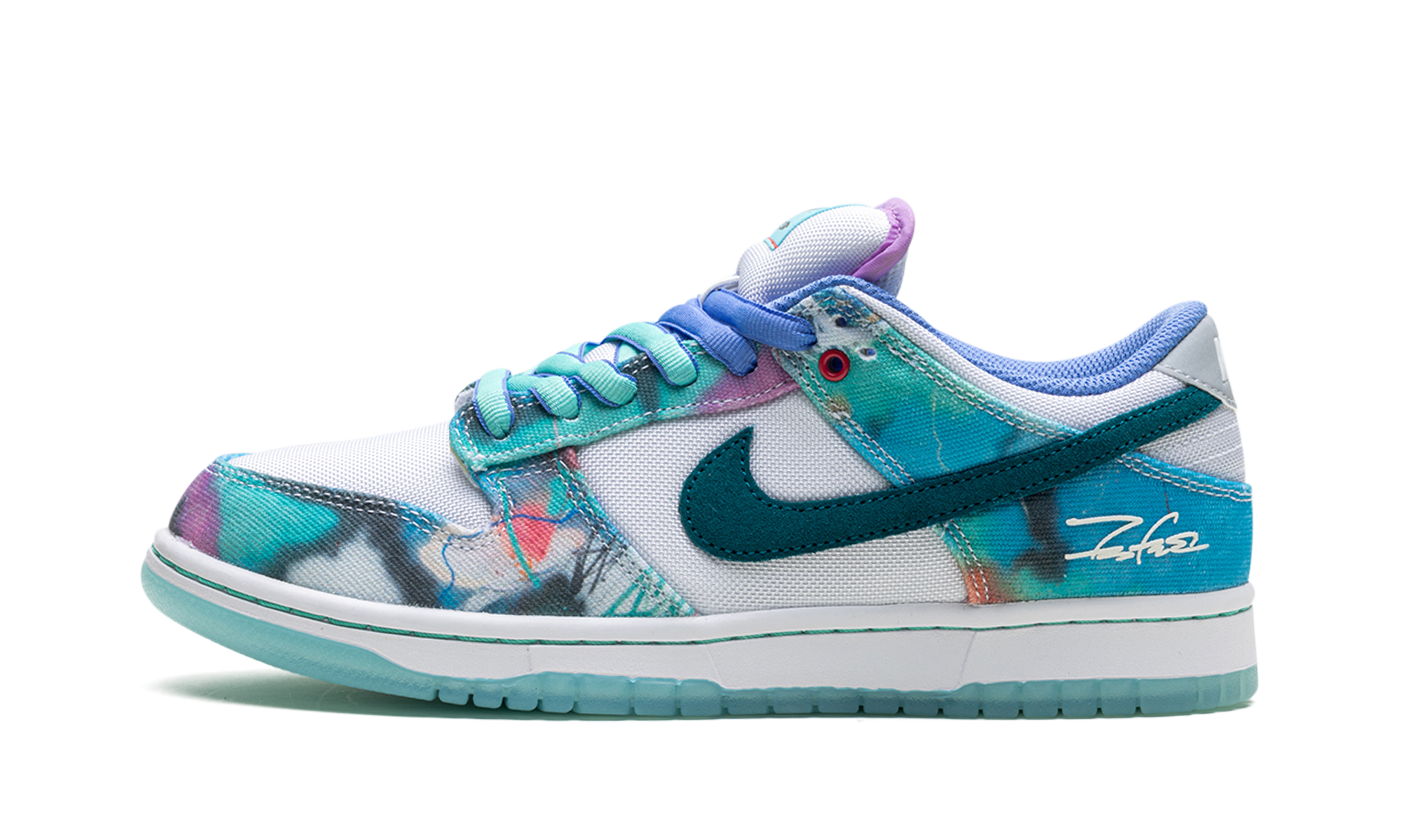 Nike SB Dunk Low Futura Laboratories Bleached Aqua 1