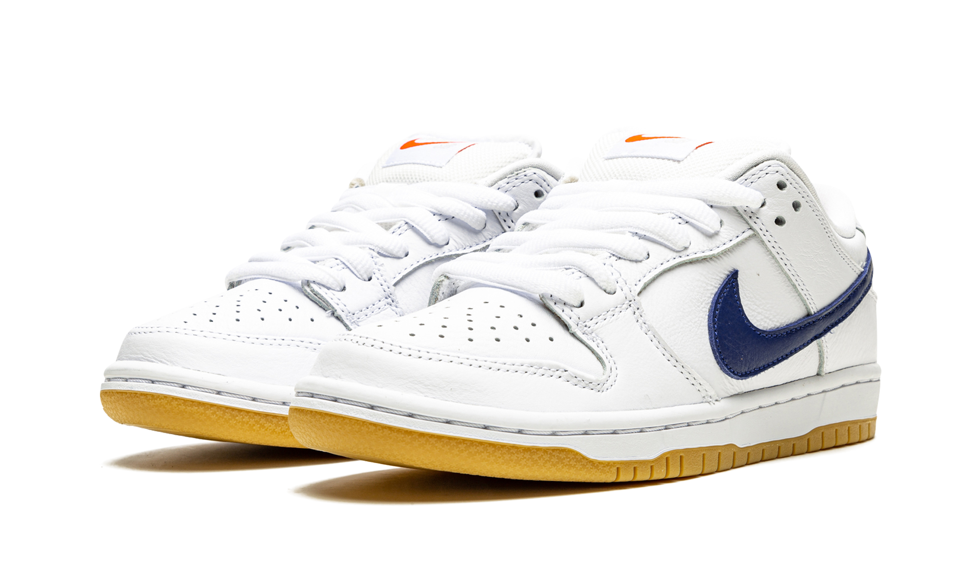 Nike SB Dunk Low Orange Label White Navy 3