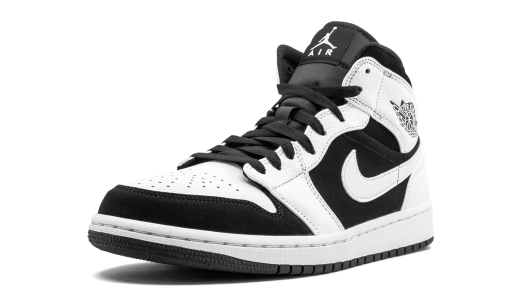Air Jordan 1 Mid White Black