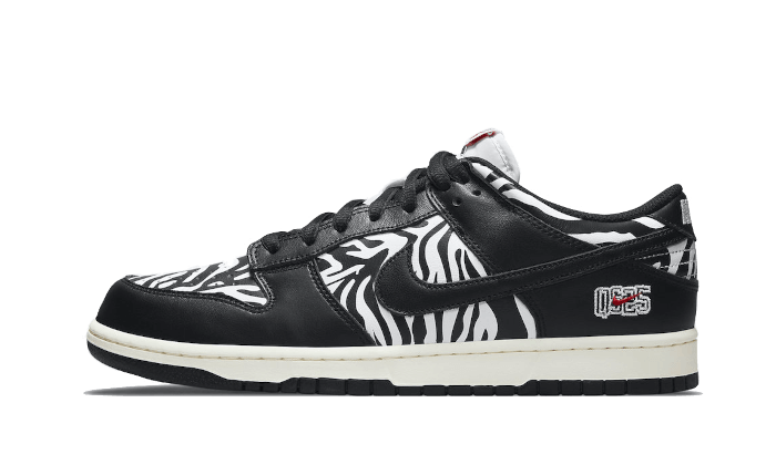 Nike SB Dunk Low Quartersnacks Zebra