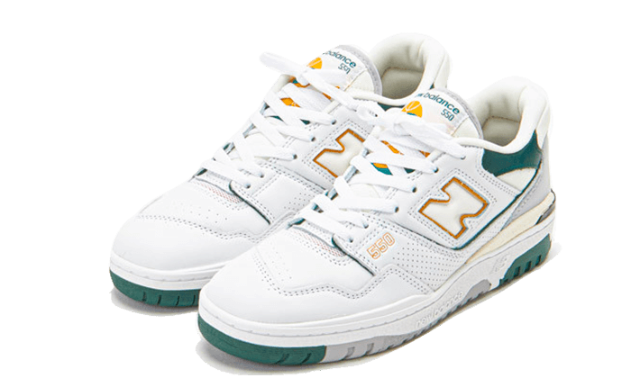 New Balance 550 White Nightwatch Green