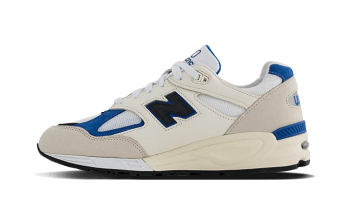 New Balance 990 v2 Made In USA White Blue