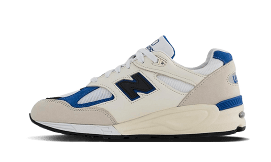 New Balance 990 v2 Made In USA White Blue