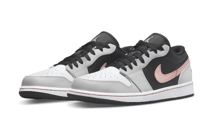 Air Jordan 1 Low Black Grey Pink