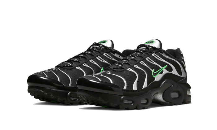 Nike Air Max Plus Black Silver Green Strike