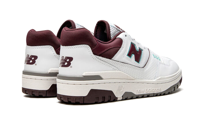 New Balance 550 Burgundy Cyan