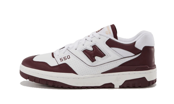 New Balance 550 White Burgundy