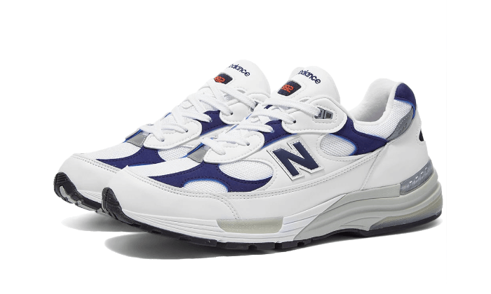 New Balance 992 White Navy