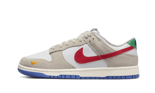 Nike Dunk Low Light Iron Ore Red Blue