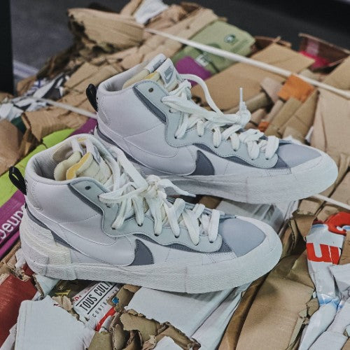 Nike Blazer Mid Sacai White Grey