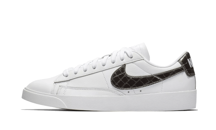 Nike Blazer Low White Black Croc