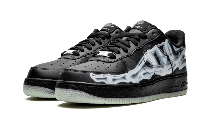 Nike Air Force 1 Low Black Skeleton Halloween (2019)