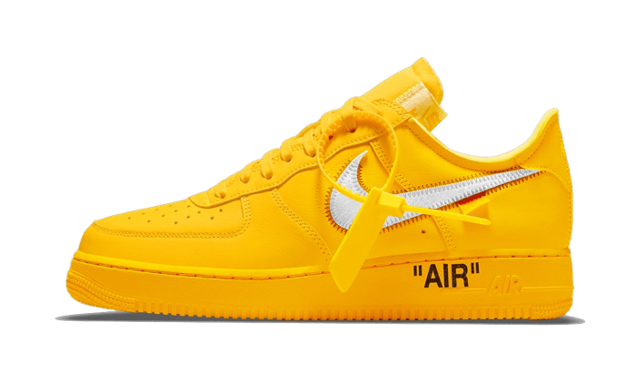 Nike Air Force 1 Low Off-White University Gold Metallic Silver