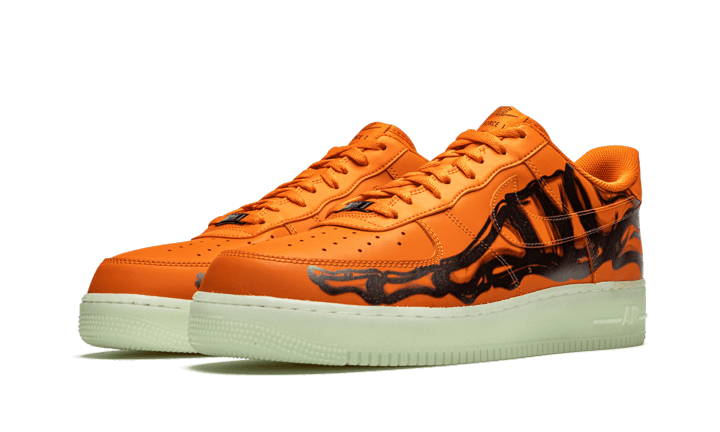 Nike Air Force 1 Low Orange Skeleton Halloween (2020)