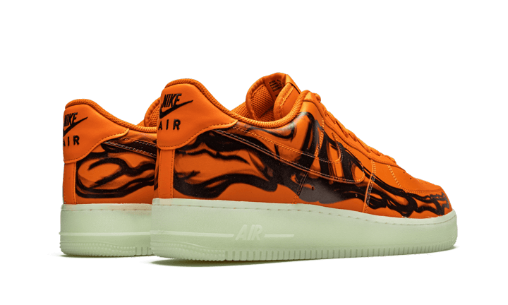 Nike Air Force 1 Low Orange Skeleton Halloween (2020)