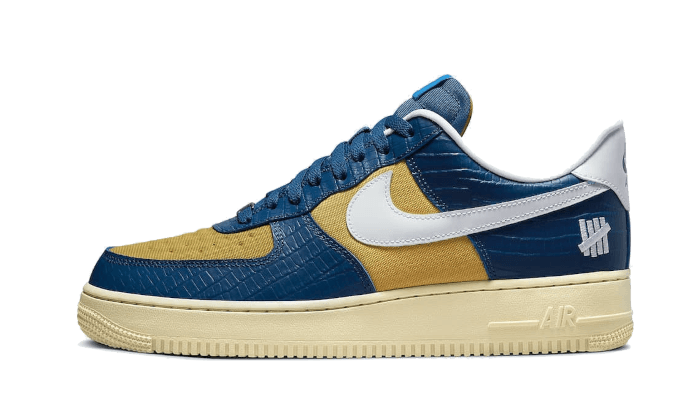 Nike Air Force 1 Low SP Undefeated 5 On It Blue Yellow Croc