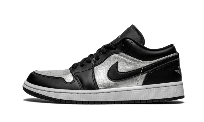 Air Jordan 1 Low SE Black Metallic Silver