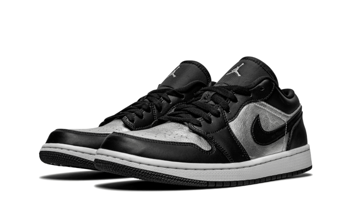 Air Jordan 1 Low SE Black Metallic Silver