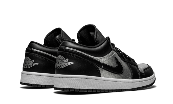 Air Jordan 1 Low SE Black Metallic Silver