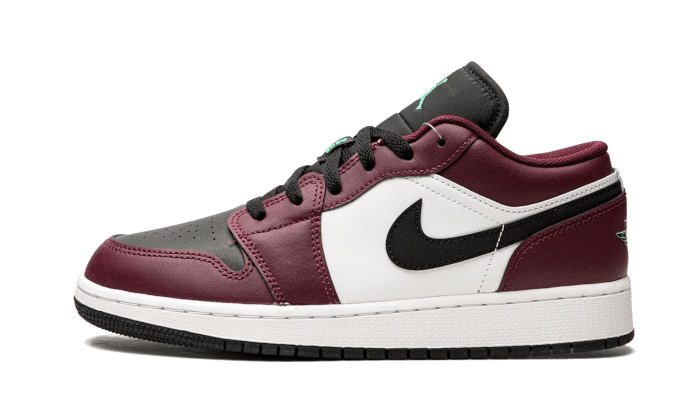 Air Jordan 1 Low SE Dark Beetroot Black Roma Green