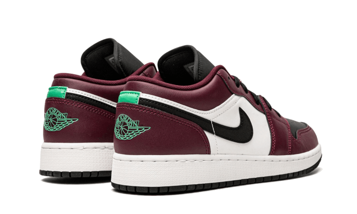 Air Jordan 1 Low SE Dark Beetroot Black Roma Green