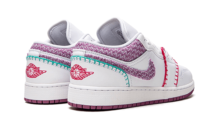 Air Jordan 1 Low White Light Bordeaux