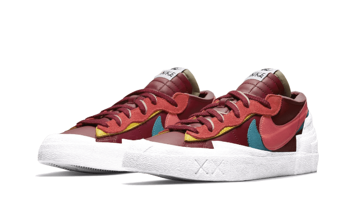 Nike Blazer Low Sacai Kaws Team Red