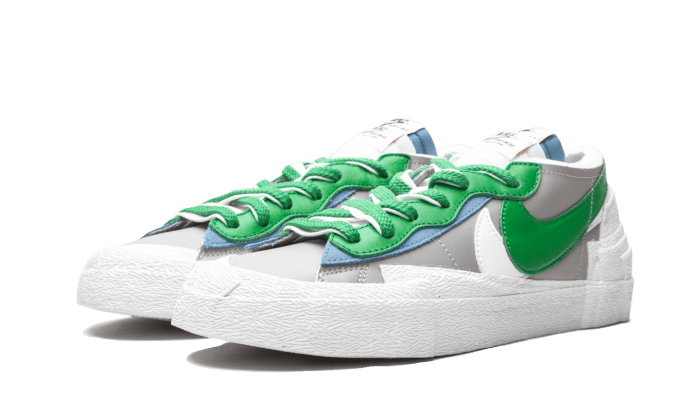 Nike Blazer Low Sacai Medium Grey Classic Green