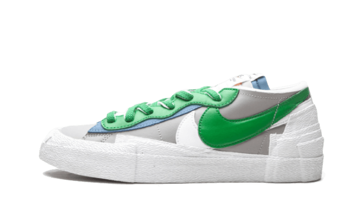 Nike Blazer Low Sacai Medium Grey Classic Green