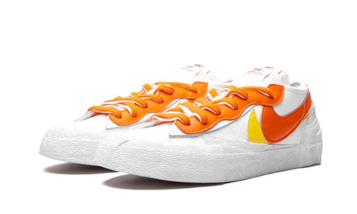 Nike Blazer Low Sacai White Magma Orange